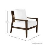 Product Image 27 for Savannah Aluminum Oak/Raffia Lounge from Summer Classics