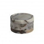 Product Image 3 for Set of 4 Gray Marble Coasters from BIDKHome