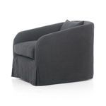 Product Image 27 for Topanga Flanders Navy Linen Slipcover Swivel Chair from Four Hands