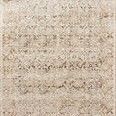 Theia Natural / Rust Rug with elevated neutrals, subtle pile height variation, and refined fringe border