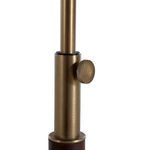 Product Image 3 for Conway Metal Antique Brass Leather Wrapped Floor Lamp from Gabby