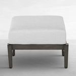 Product Image 6 for Croquet Aluminum Mahogany Ottoman from Summer Classics