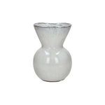 Product Image 1 for Poppy Vase Earthenware White Dia 5.1" from BIDKHome
