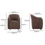 Product Image 10 for Drava Rolling Dining Chair from Moe's