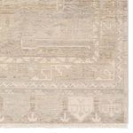 Product Image 4 for Keon Hand Knotted Medallion Gray/Ivory Rug from Jaipur 
