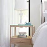 Product Image 8 for Arianna Lacquered 1-Drawer Side Table with Glass Top from Villa & House
