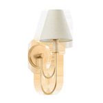 Warrensburg Wall Sconce isolated on white background showing full shape and materials clearly
