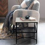 Product Image 8 for Evelyn End Table with Glass Storage Shelf from Creative Co-Op