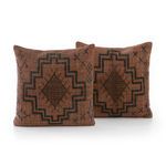 Product Image 3 for Tribal Print Rust Pillow, Set Of 2 from Four Hands