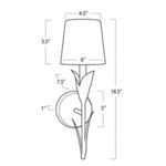 Product Image 4 for River Reed White Sconce Single from Regina Andrew Design