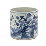 Product Image 3 for Dynasty Blue & White Orchid Pot Bird Floral Motif from Legend of Asia