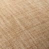 close-up of pillow’s textured weave fabric displaying cotton fiber detail