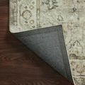 Moderate corner fold showing sturdy woven backing and sewn edge binding in dark gray