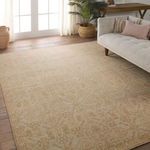 Product Image 5 for Tobias Hand-Knotted Trellis Gold / Tan Rug 18" x 18" from Jaipur 