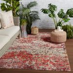 Product Image 3 for Fayette Indoor/ Outdoor Oriental Red/ Beige Rug from Jaipur 