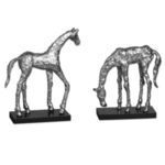 Product Image 2 for Uttermost Let's Graze Horse Statues, S/2 from Uttermost