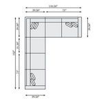 Product Image 7 for Lars Leather 4-Piece Sectional from Bernhardt Furniture