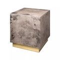 Product Image 4 for Cube Warm Gray Vellum Side Table from Jamie Young