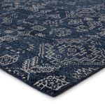 Product Image 4 for Azuma Hand Knotted Tribal Dark Blue / Light Gray Area Rug from Jaipur 
