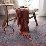 Product Image 11 for Ravinia Oriental Blue / Pink Runner Rug from Jaipur 