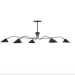 Product Image 5 for Serpa Black Chandelier from Currey & Company