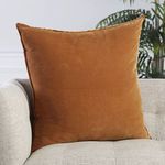 Product Image 3 for Sunbury Solid Brown Throw Pillow 26 inch from Jaipur 