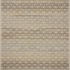 Saylor Mosaic Field Rug with muted earth tones and geometric mosaic patterns in beige, gray, and olive green