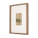 Reflection painting shown from an angled side view highlighting frame depth and profile