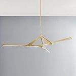 Product Image 4 for Jonas 3-Light Large Chandelier - Aged Brass from Hudson Valley