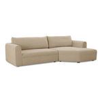 Madrid sectional angled view showing soft upholstery and armrest curve
