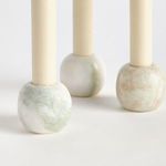 Product Image 2 for Jocelyn Marble Taper Holders, Set Of 3 from Napa Home And Garden