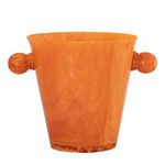 Product Image 1 for Orange Resin Ice Bucket w/Handles from BIDKHome