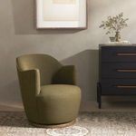 Product Image 17 for Aurora Natural Parawood Upholstered Swivel Chair from Four Hands