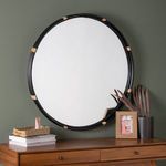 Product Image 2 for Edison Black Rattan Wall Mirror from Cooper Classics