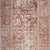 Long runner version of the rug displaying the same cinnamon and sage pattern in an elongated shape