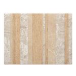 Rosa coffee table top view highlighting pattern and texture of marble strips