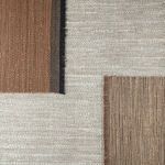 Comparison of the Saanvi Natural Border rug with other natural fiber rugs in different colors and fringe styles