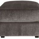 Lucca Modular Sectional Bumper side view showcasing its depth and velvet upholstery detail