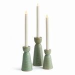 Product Image 1 for Libbey Stoneware Taper Holders from Napa Home And Garden