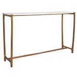 Product Image 4 for Affinity White Marble Console Table from Uttermost