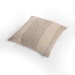 Corby Pillow shown at angled view highlighting thickness and fabric texture