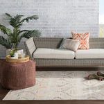 Product Image 11 for Nikki Chu By  Jive Indoor / Outdoor Trellis Gray / Orange Runner Rug from Jaipur 