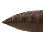 Product Image 1 for Milton Dark Brown Geometric Lumbar Pillow from Jaipur 