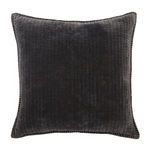 Product Image 2 for Beaufort Solid Dark Gray/ White Throw Pillow 26 inch from Jaipur 