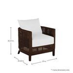 Product Image 4 for Peninsula Mahogany Barrel Chair from Summer Classics