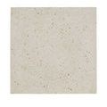 Top-down view of square Ivory Terrazzo table surface showing smooth terrazzo finish and pattern