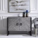 Product Image 4 for Keyes 2 Door Gray Cabinet from Uttermost