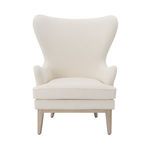 Product Image 3 for Frisco Wing Chair - Ivory from Worlds Away