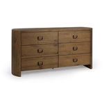 Product Image 2 for Kyrie 6-Drawer Oak Veneer Dresser from Classic Home