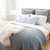Product Image 3 for Huntington Cotton King Coverlet - Dusty Blue from Pom Pom at Home